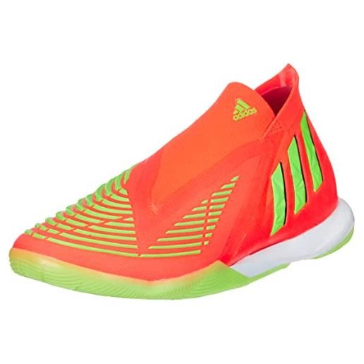 Adidas predator edge. 1 in, sneaker unisex-adulto, solar red/solar green/core black, 44 eu