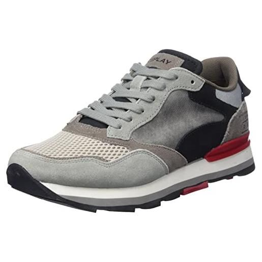 Replay arthur casual, scarpe da ginnastica uomo, 028 grigio, 40 eu