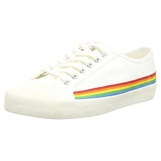 Gola coaster rainbow drop, scarpe da ginnastica donna, colore: bianco sporco, 36 eu