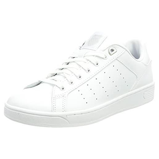 K-Swiss clean court cmf, scarpe da ginnastica donna, bianco gullgray white, 38 eu