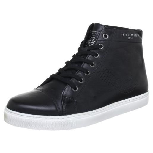 JACK & JONES premium jj union mid prm 12064489, sneaker uomo, nero (schwarz (black)), 42