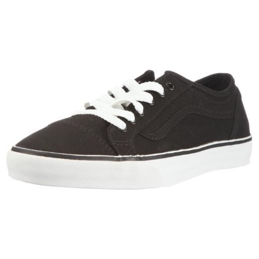 Vans devan vl985hf, sneaker donna, nero (schwarz ((dash plaid) black/white)), 38.5