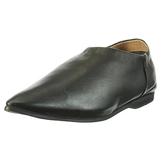 SELECTED FEMME sfalea pointy leather slipper, mocassini donna, nero (black), 41 eu