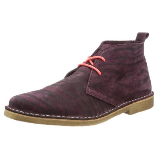 SELECTED sel leon tiger c, polacchine uomo, rosso (red-rot (dark burgundy), 45