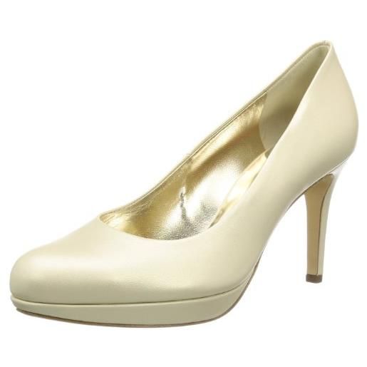 Högl shoe fashion gmbh 7-108003-09000, scarpe con plateau donna, avorio (elfenbein (champagn 900)), 41