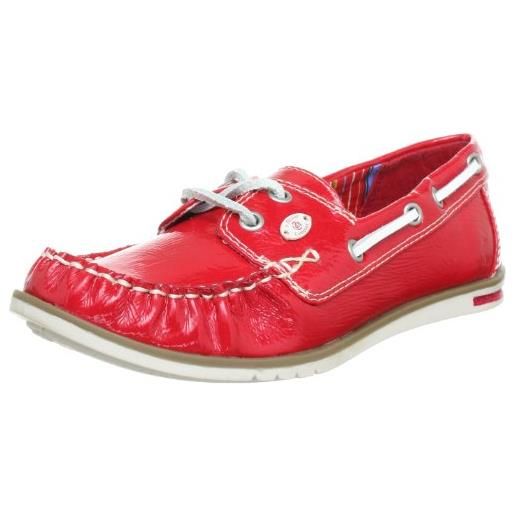 s.Oliver casual 5-5-23205-20, scarpe da barca donna, rosso (rot (chili patent 523)), 36