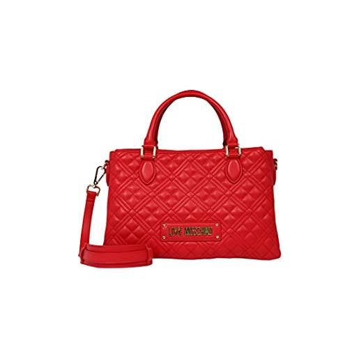 Love Moschino ss21, borse a spalla da donna, collezione primavera estate 2021, rosso, normal