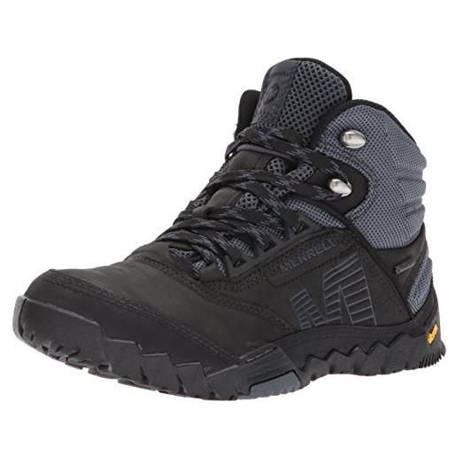 Merrell annex mid gtx, scarpe da escursionismo uomo, nero, 46 eu