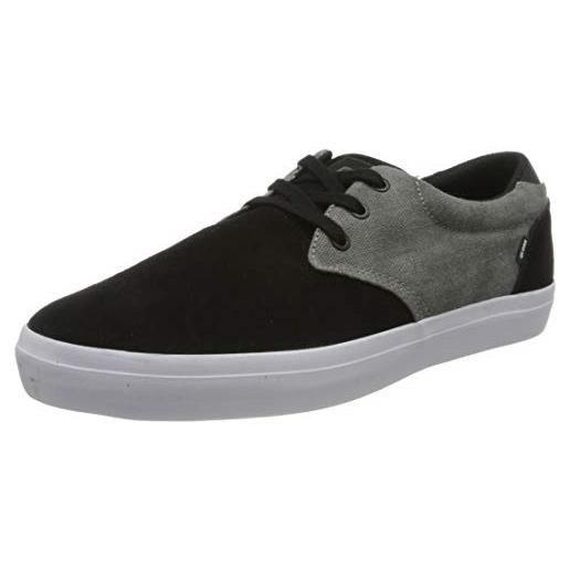 Globe winslow, scarpe da skateboard uomo, nero (black/charcoal/white 10094), 38 eu