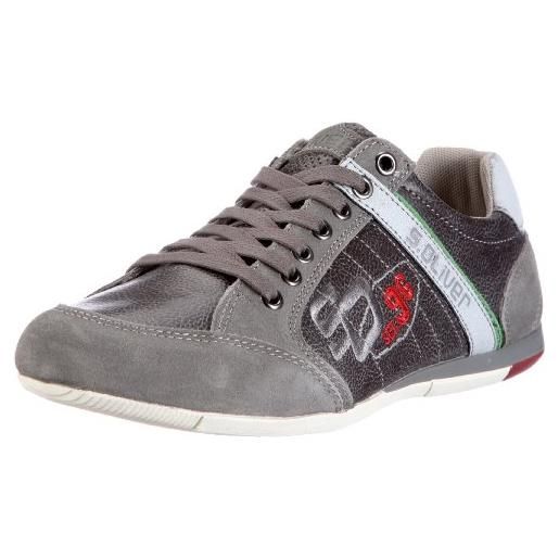 s.Oliver casual 5-5-13612-28, scarpe basse uomo, grigio (grau (light grey com 202)), 44