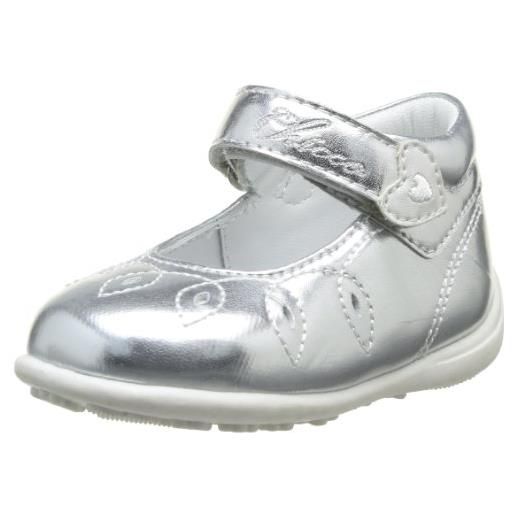 Chicco, ballerina gavinia, scarpe per bambini, ragazza, argento (argento (020)), 22