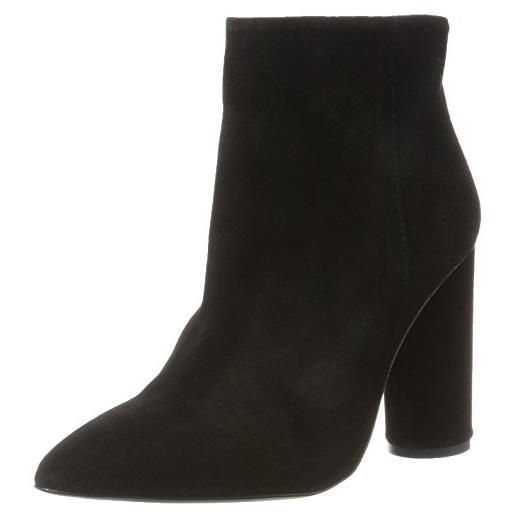 SELECTED FEMME sfalexandra round heel suede boot, stivali donna, nero (black), 37 eu