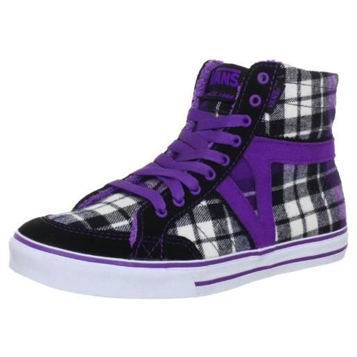 Vans corrie hi vkwl787, sneaker donna, viola (violett ((plaid) purple/white)), 41