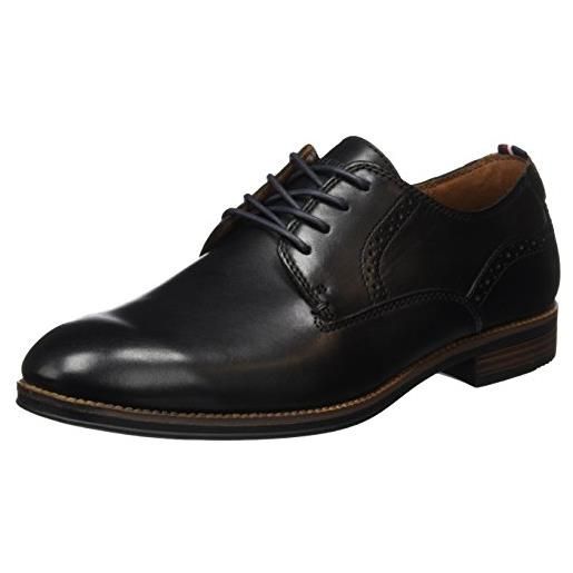 Tommy Hilfigert2285ommy colton 6a - scarpe stringate uomo, nero (black (990)), 40