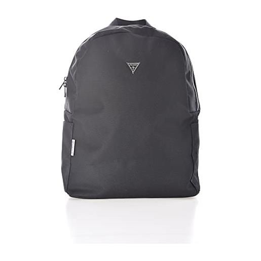 Guess, vice round backpack uomo, black, unica