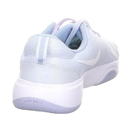 Nike city rep tr, sneaker donna, football grey/white-blue whisper, 40.5 eu