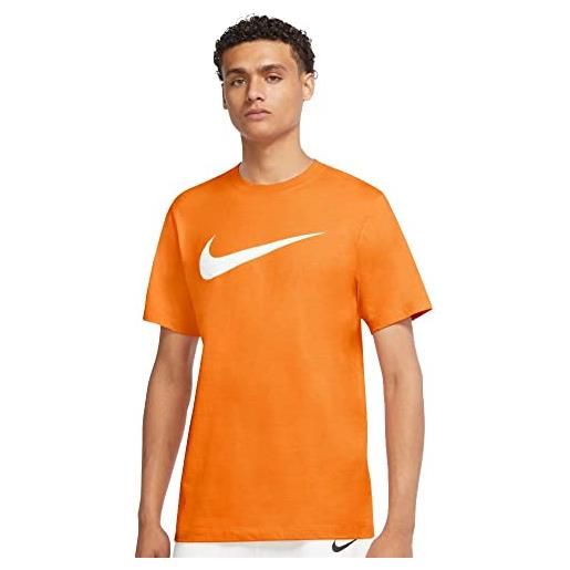 Nike t-shirt da uomo swoosh arancione taglia l cod dc5094-886