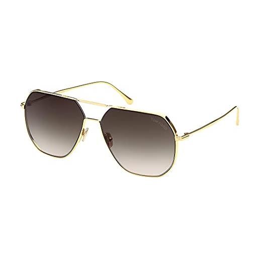 Tom Ford occhiali da sole gilles-02 ft 0852 gold/grey beige shaded 61/14/145 uomo