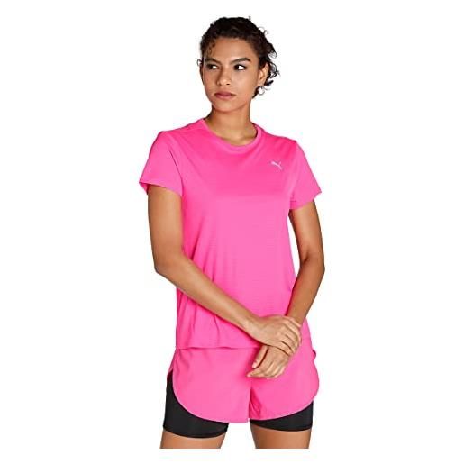 PUMA t-shirt da running a maniche corte favourite da donna l ravish pink