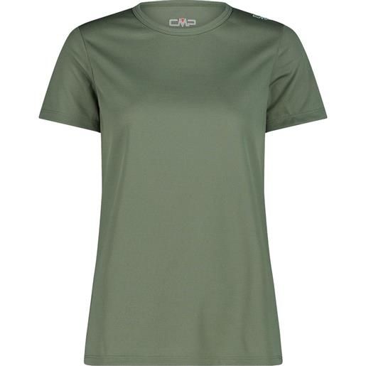 CMP t-shirt girocollo verde da donna