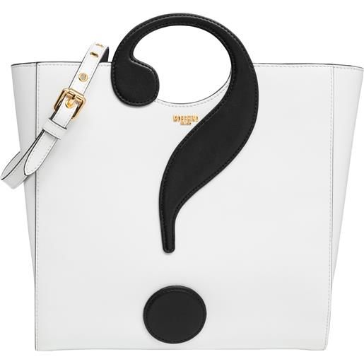 Moschino shopping bag question mark