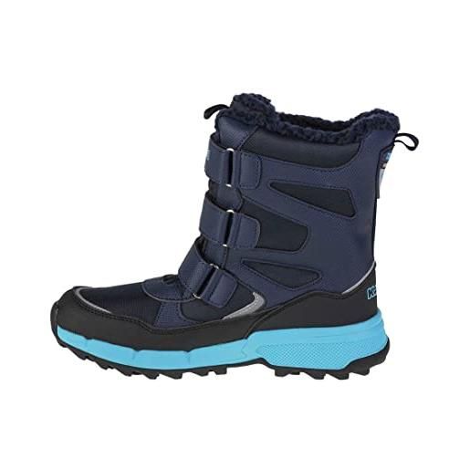 Kappa vipos tex t unisex kids scarpe per jogging su strada unisex - adulto, blu (navy/türkis), 37 eu
