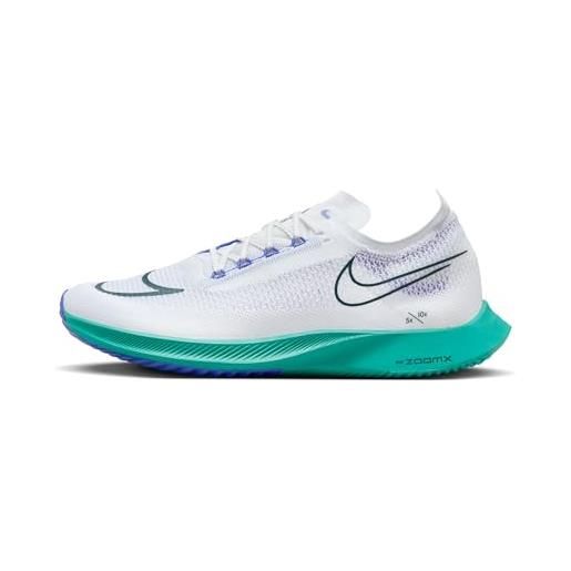 Nike zoomx streakfly, scarpe da jogging uomo, giada trasparente della giungla bianca, 44 eu