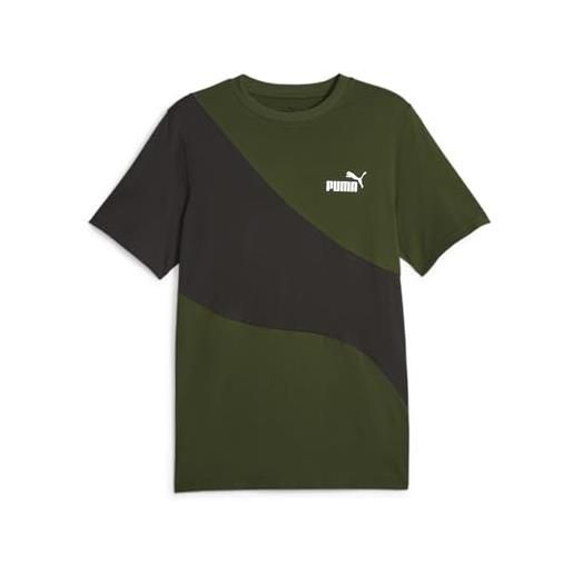 PUMA t-shirt power cat da uomo l myrtle green