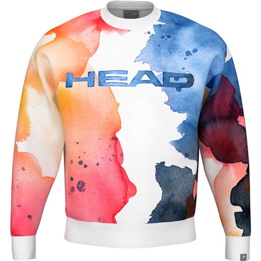 Head Racket motion watercolor sweatshirt multicolor l uomo