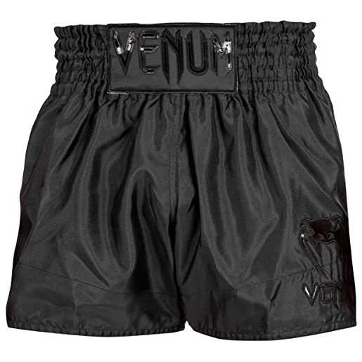 Venum classic muay thai - pantaloncini da uomo, taglia x, nero/nero, xl