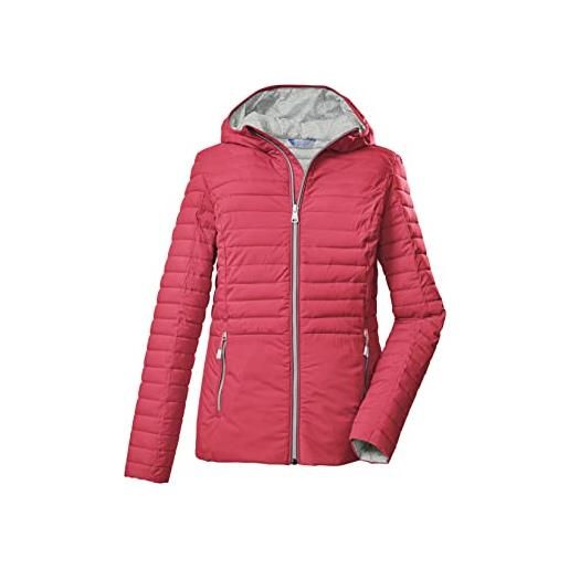 Killtec women's giacca trapuntata con cappuccio/giacca in effetto piumino kos 117 wmn qltd jckt, coral pink, 42, 37928-000