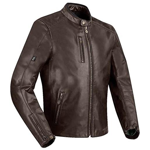 SEGURA, giacca da moto laxey brown, 4xl