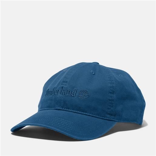Timberland berretto da baseball cooper hill da uomo in blu blu