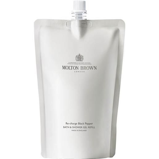 Molton Brown re-charge black pepper bath & shower gel refill