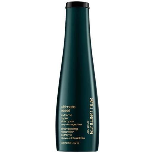 Shu Uemura shampoo rigenerante per capelli molto danneggiati ultimate reset (extreme repair shampoo) 300 ml