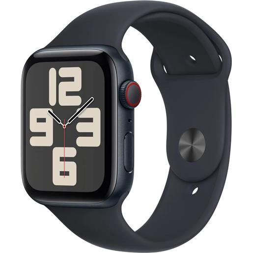 Apple smartwatch Apple watch se oled 44 mm digitale 368 x 448 pixel touch screen 4g nero wi-fi gps (satellitare) [mrh83qf/a]
