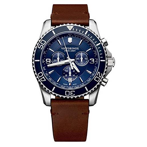 Victorinox uomo maverick - orologio cronografo in acciaio inossidabile al quarzo analogico fabbricato in svizzera 241865