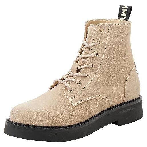 Stivali corti con gambo corto, stivali termici da donna, stivali invernali, eleganti stivaletti da donna, stivaletti da donna, stivali invernali taglie forti, Nero , 38 EU