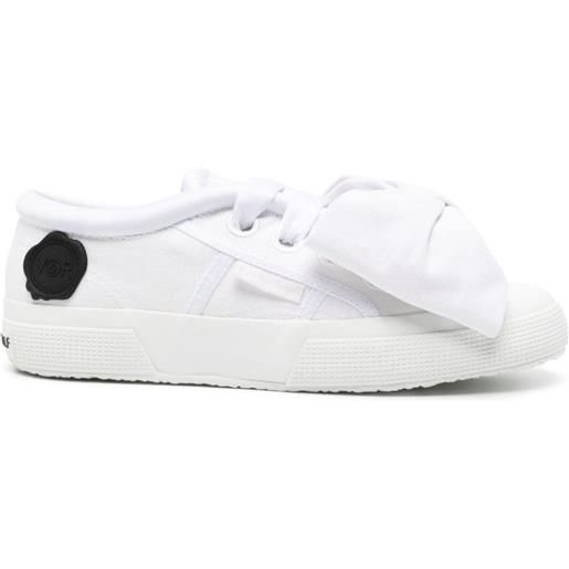 Viktor & Rolf sneakers con fiocco x superga - bianco