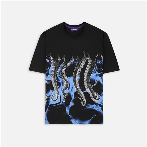 Octopus hentai t-shirt black unisex