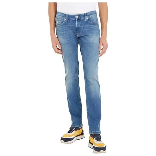Tommy Jeans scanton slim ah1236 dm0dm18138 pantaloni di jeans, denim (denim medium), 34w / 34l uomo