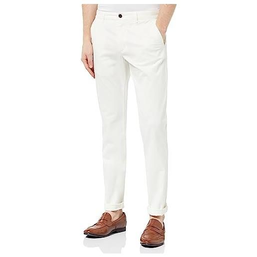 Tommy Hilfiger pantaloni uomo denton chino premium chino, bianco (white), 31w / 34l