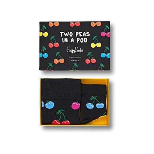 Happy Socks men's 2 peas in a pod gift box unisex socks multicolour in size 41-46