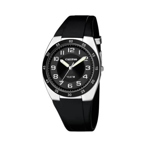 Calypso orologio analogico quarzo uomo con cinturino in plastica k5753/6