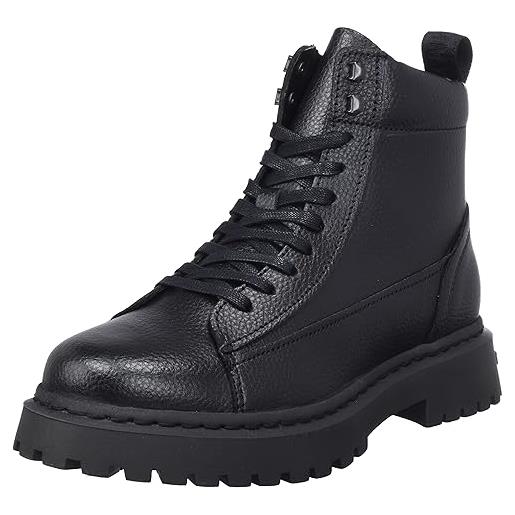 Tommy Jeans tjm warm lining boot em0em01274, stivaletto medio uomo, nero (black), 44 eu