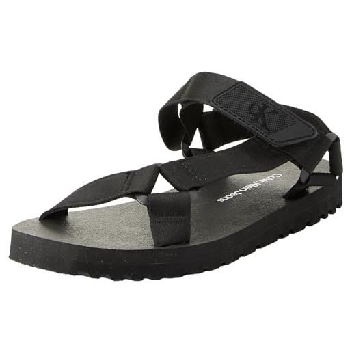 Calvin Klein Jeans sandal velcro rp in btw ym0ym00944, piatto uomo, beige (creamy white/eggshell), 40 eu