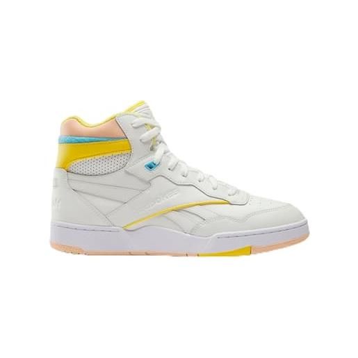 Reebok bb 4000 ii mid, sneaker unisex-adulto, chalk/chalk/clayel, 34.5 eu