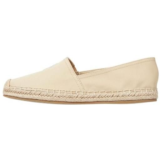 Tommy Hilfiger embroidered flat espadrille fw0fw07721, espadrillas donna, rosa (whimsy pink), 40 eu
