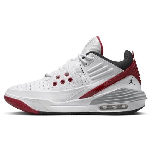 Nike jordan max aura 5, scarpe da basket uomo, white black varsity, 44 eu