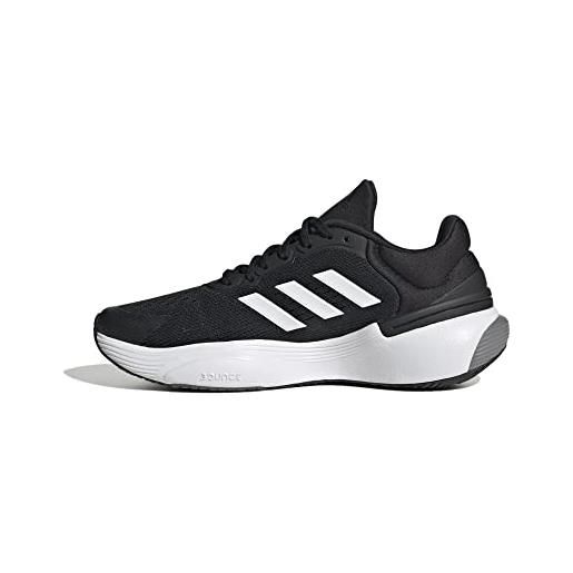 Adidas response super 3.0 j, scarpe da ginnastica, nero (core black core black ftwr white), 38 eu